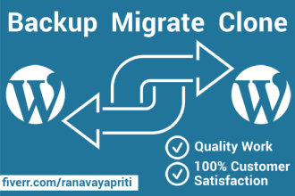 migrate, clone or transfer your wordpress website