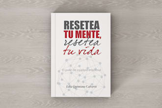 design a clean book cover but with great style