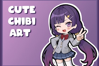 draw cute custom chibi characters