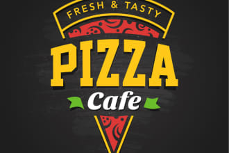 design restaurant, fast food and chef logo