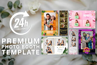 create custom photo booth template