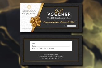design gift voucher, gift certificate, coupon