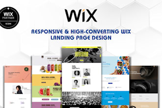 design an extraordinary wix website, wix landing page