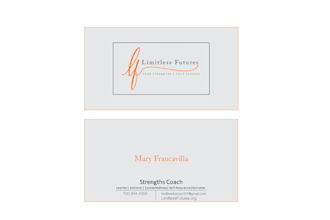 design double sided business card