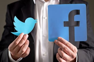 connect and customize twitter and facebook feed on your site