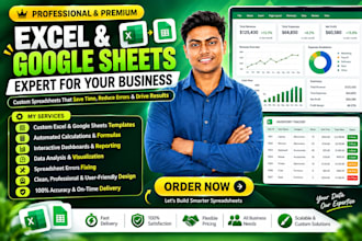 help with a custom excel sheets and google sheets automation
