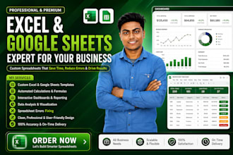 help with a custom excel sheets and google sheets automation