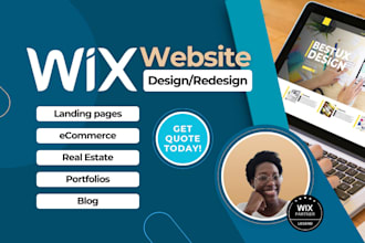 design, redesign or improve your wix or wix studio website