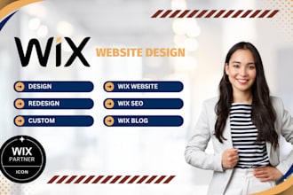 design or redesign your custom wix website wix SEO wix blog