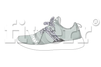 create technical illustration for accessories
