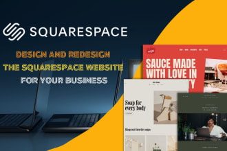 design or redesign your squarespace website