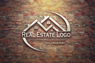 design real estate logo and branding kit