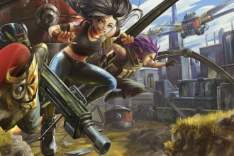 do illustration, concept art and character design, dnd