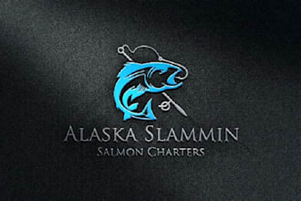 design eye catchy fishing logo for you