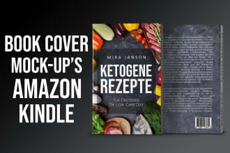 turn your existing book cover into an amazing 3d mockup