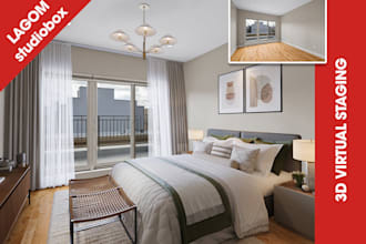 create 3d realistic virtual staging and virtual renovation