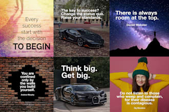 provide motivational and inspirational quotes with your logo