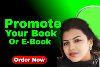promote and advertise your book or ebook promotion