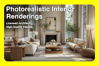 photorealistic interior renderings by licensed architect