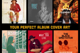 create a creative album art, music cover artwork