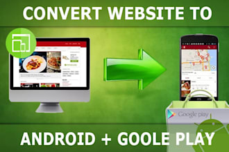 convert the web app to android app