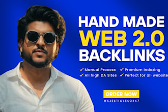 create high da web 2 0 blogs with contextual backlinks for manual link building
