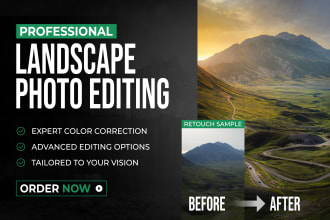 edit and retouch your landscape photos