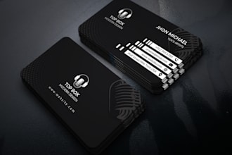 do professional modern minimalist business card design