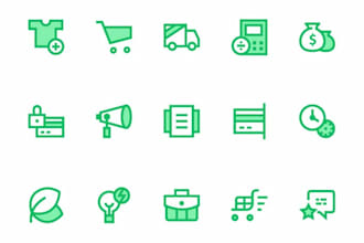 design custom icon set
