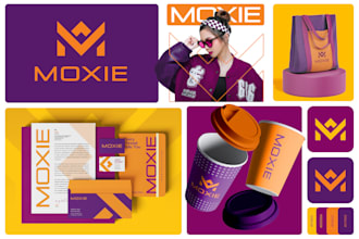do logo design and branding kit package with brand identity