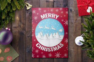 design exclusive personalized christmas, greeting card