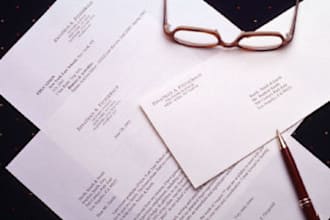 provide a 1 hour review of your cover letter and resume