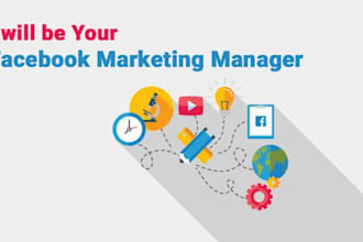 be your facebook marketing manager