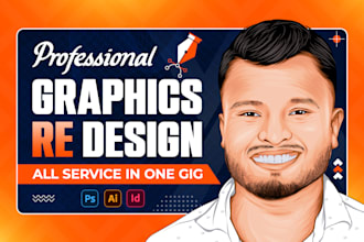 do urgent graphic design and redesign work
