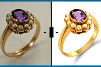 do high end jewelry image retouch service fast