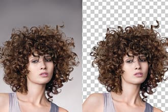 photoshop hair masking and image masking
