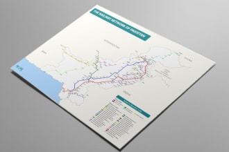 design subway or train vector map