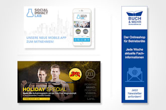 design social media images and banner ads