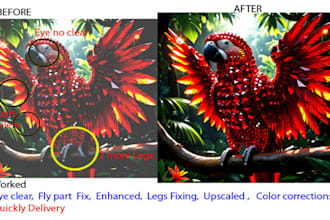 fix ai image, flaws photo editing, upscale ai photo, enhance