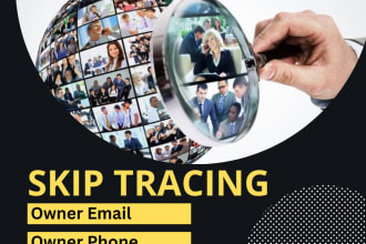 provide llc and individual skip tracing services