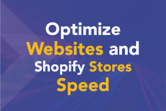 speed up your shopify store by doing shopify optimization
