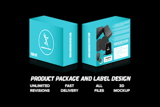 design brand packaging and label