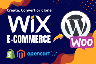 clone convert squarespace wix ecommerce shopify to wordpress ecommerce website
