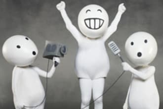 make a CARTOON animation with your texts and pictures as a commercial