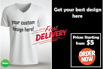 make cartoonish art tshirts for you