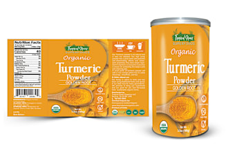 design your product label mock up professionally