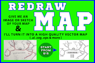 recreate map to vector format