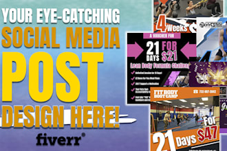 design attractive social media posts