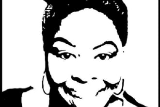 make 5 silhouettes from your photos