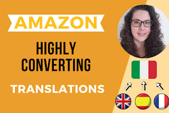 translate amazon product listings to native italian